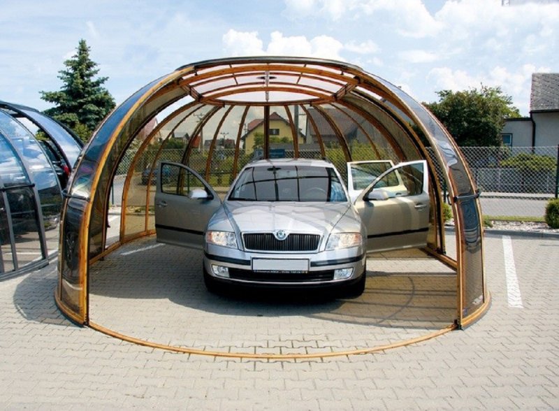 Необычные навесы для авто