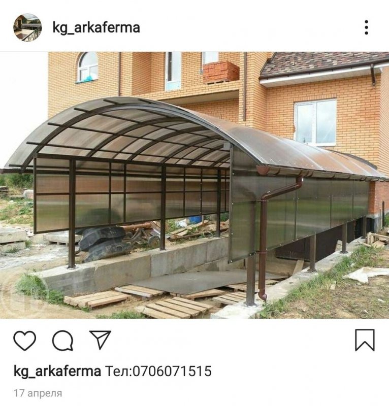 Навес поликарбонат