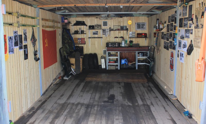 Заезд в гараж