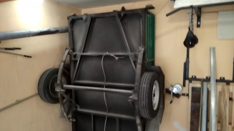 Хранение прицепа МЗСА В гараже