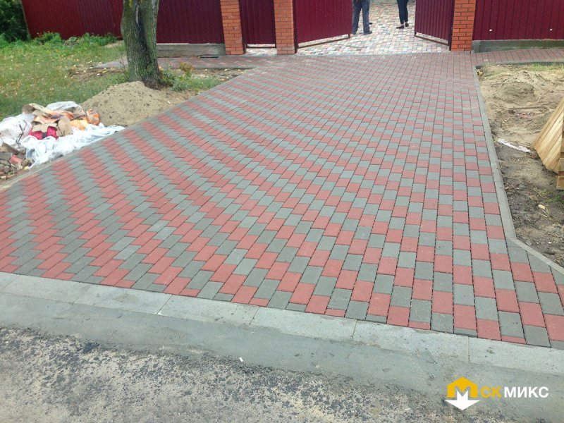 Парковка из тротуарной плитки