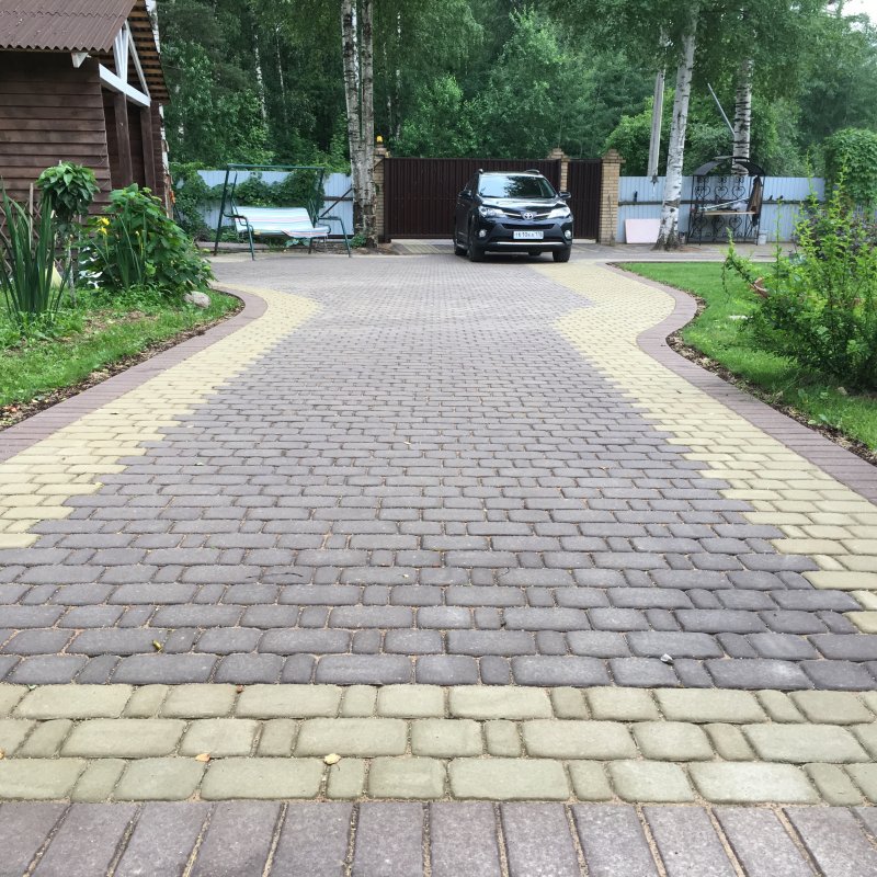Парковка из тротуарной плитки