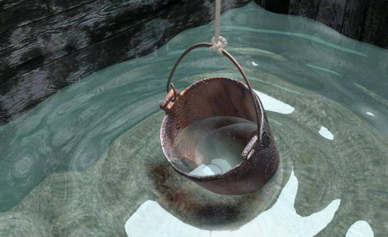 Колодец с чистой водой
