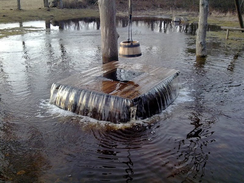 Ведро с водой