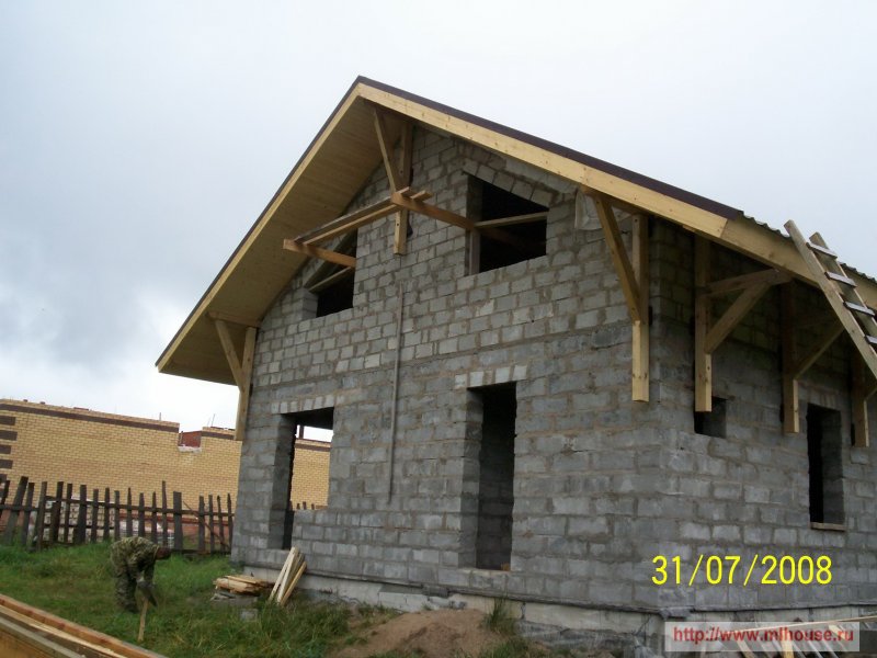 Гараж из блоков