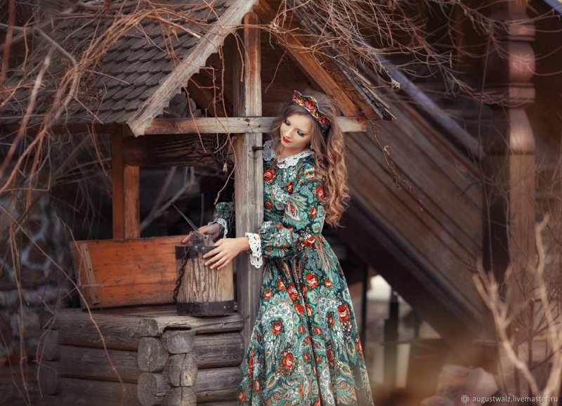 Обои на рабочий стол Фотинья Колодезница