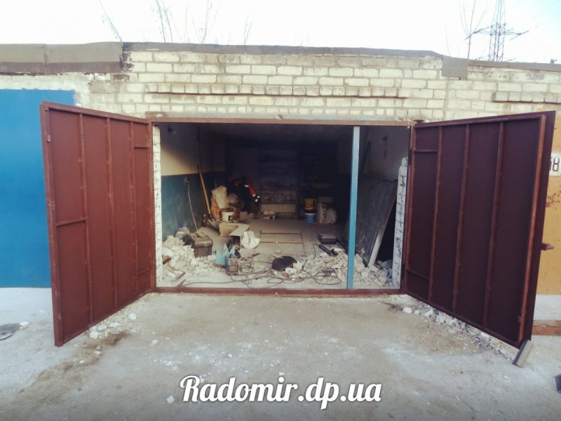 Отделка металлического гаража