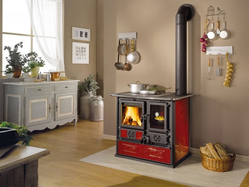 Печь la Nordica Extraflame Rosa Bordeaux