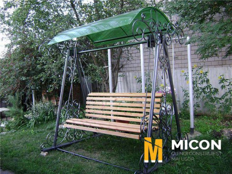 Качели садовые металлические
