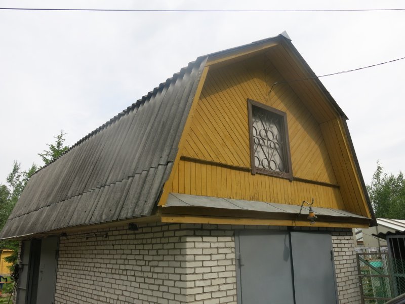 Фронтон сайдинг гараж