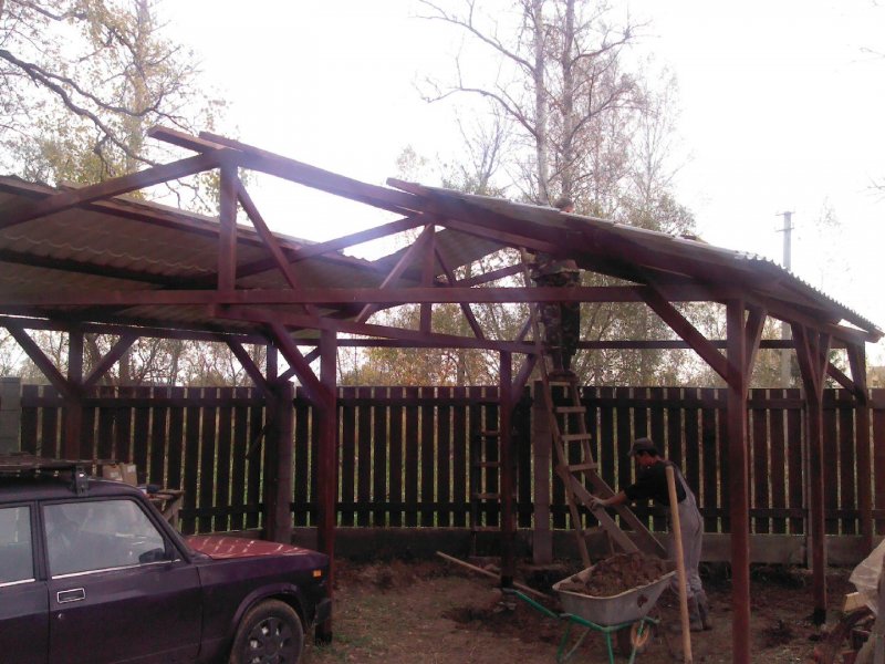 Въездная группа с гаражом