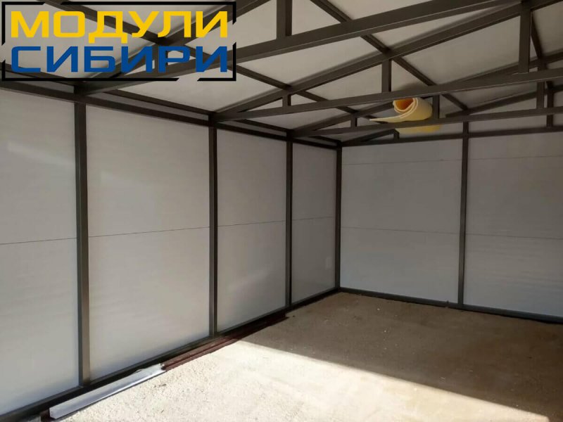 Гараж из металлоконструкций