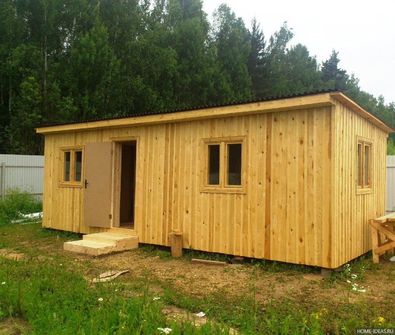 Времянка вагончик