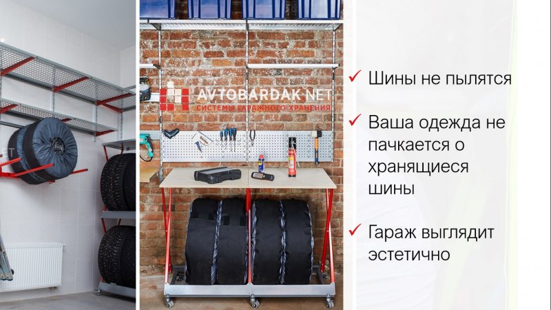 Правильное хранение колес