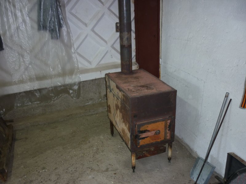 Печка для гаража на дровах