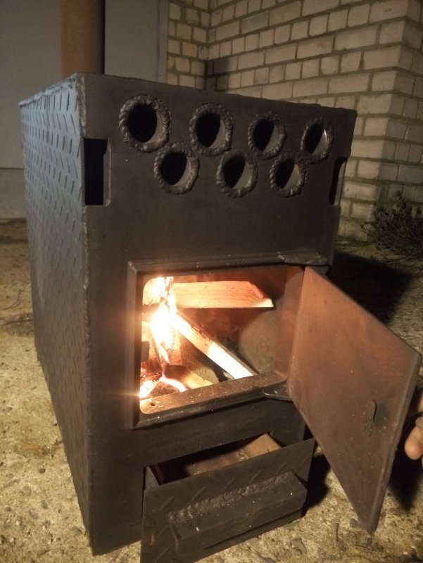 Печь дровяная Гаражная