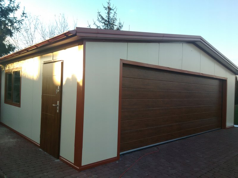 Гараж 6х10 из сэндвич панелей