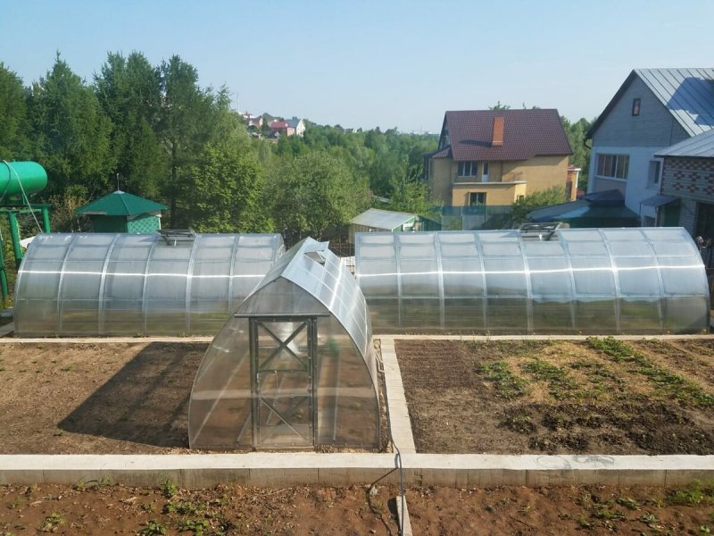 Расположение теплицы на участке
