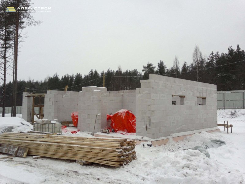 Гараж из газобетона проекты