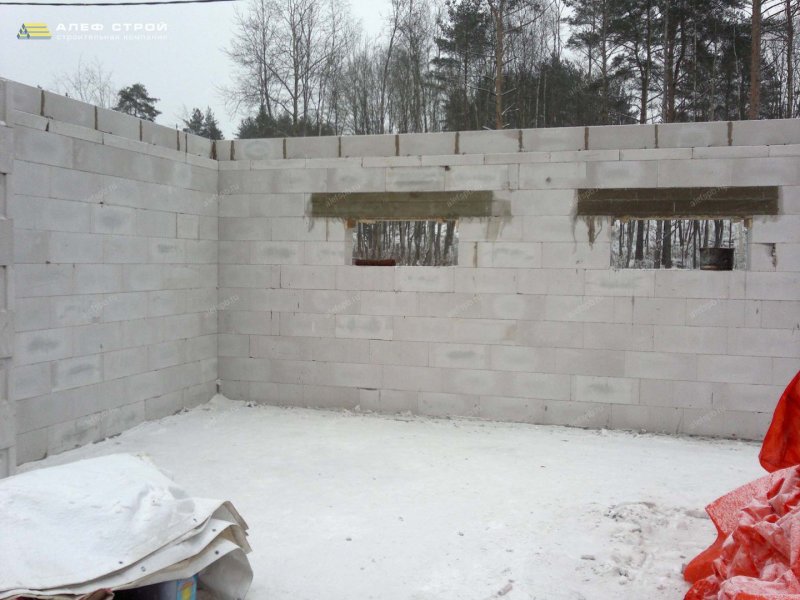 Гараж газблоким 2 машина