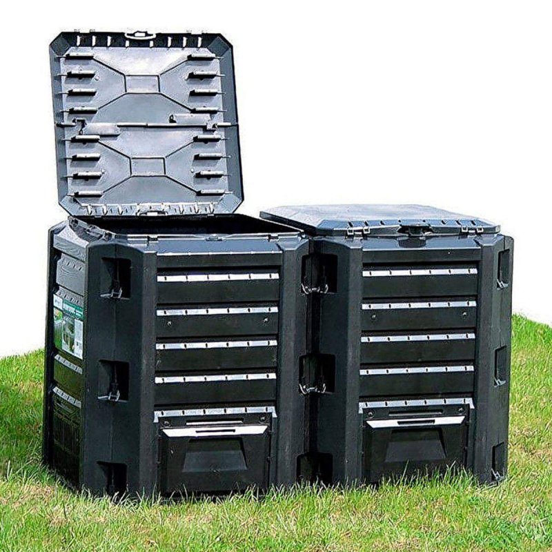 Компостер Prosperplast iksm800c-s411 (800 л) черный