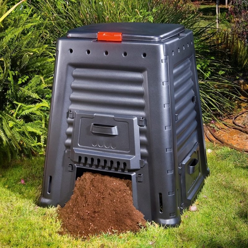 Компостер Keter Mega Composter 650л черный 17184214