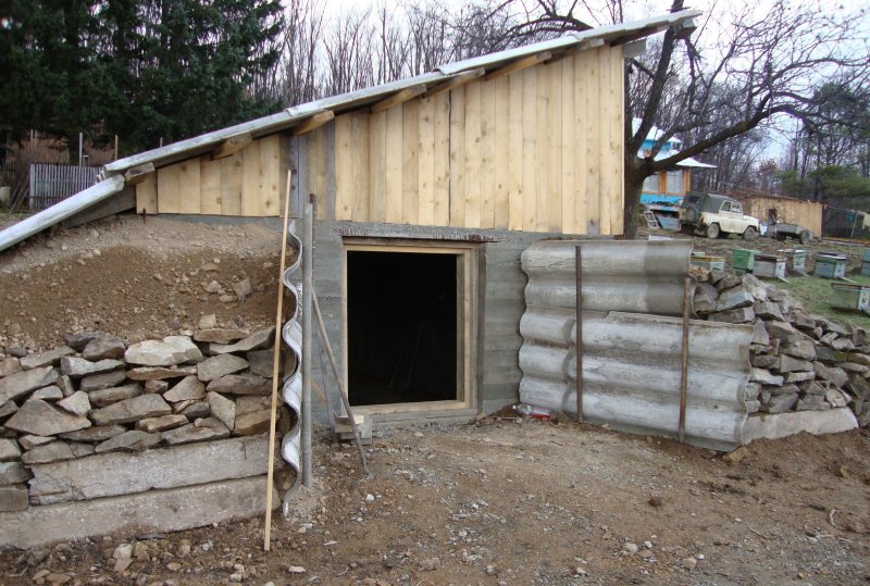 Каркасный погреб