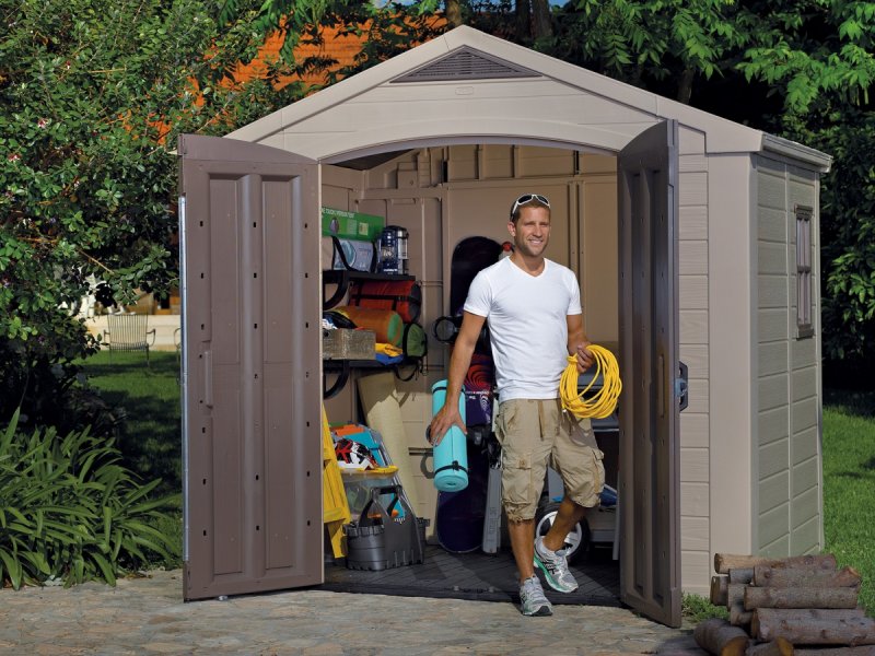 Сарай пластиковый Keter Factor 8x6 (2 коробки)