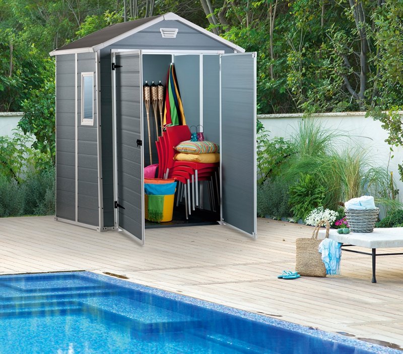 Пластиковый сарай Keter Manor 6x5