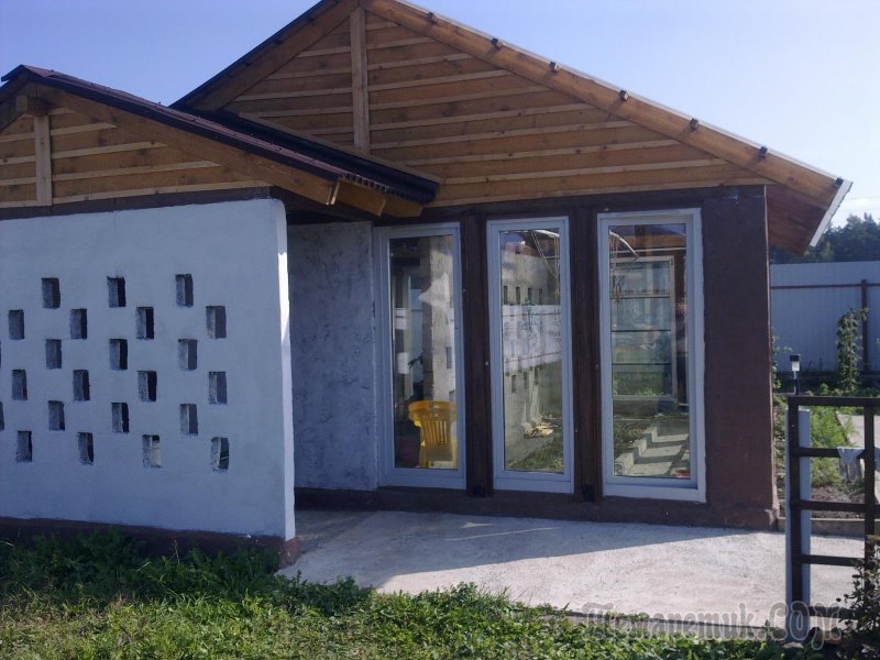 Баня из газобетона 5х5