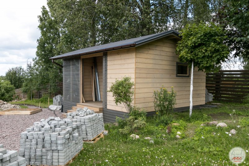 Сарай и хозблок из блоков