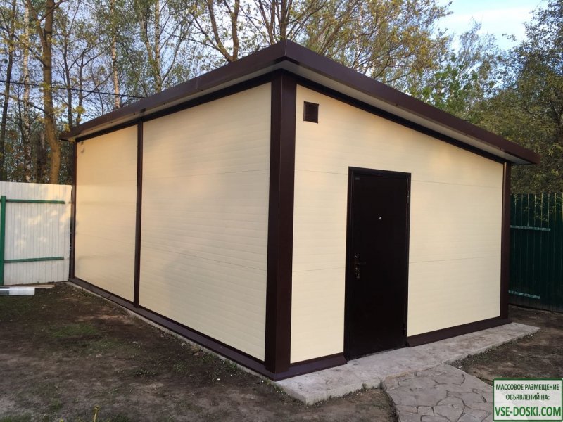 Сарай из сэндвич панелей