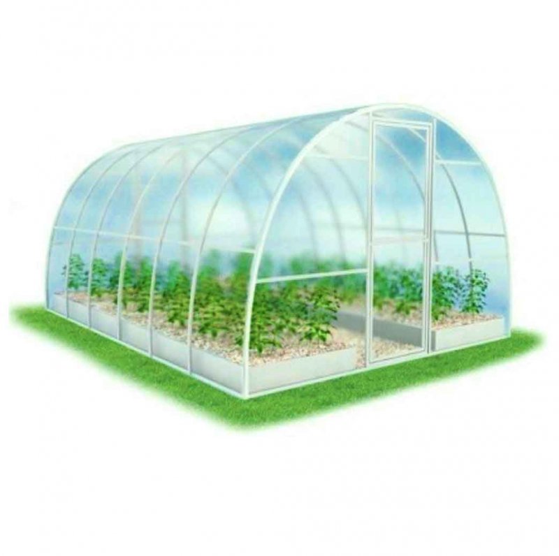 Каркас теплицы Дачница стандарт 2*4*2,1м