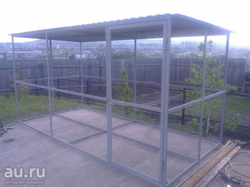 Каркас сарая из металла