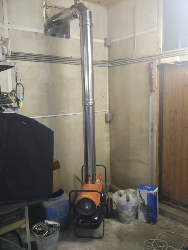 Газовый котёл для отопления гаража