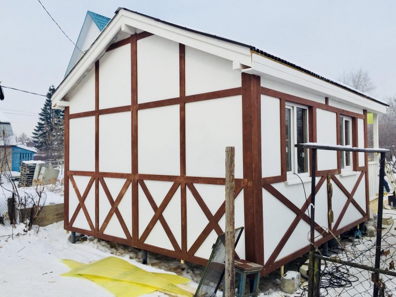 Сарай под фахверк