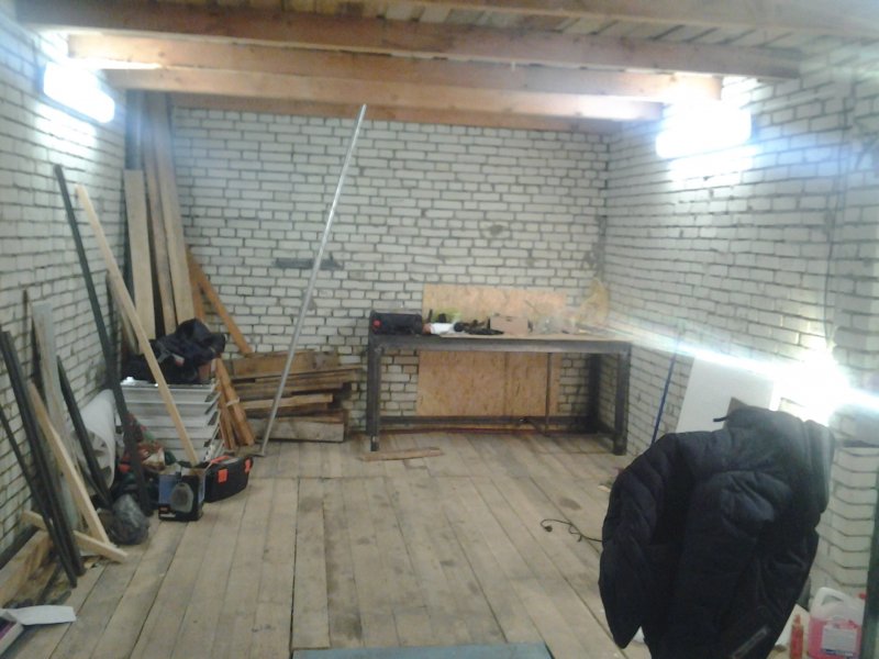 Освещение в гараже 6х4