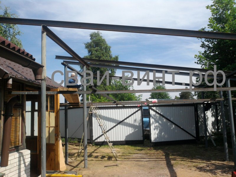Фундамент для веранды