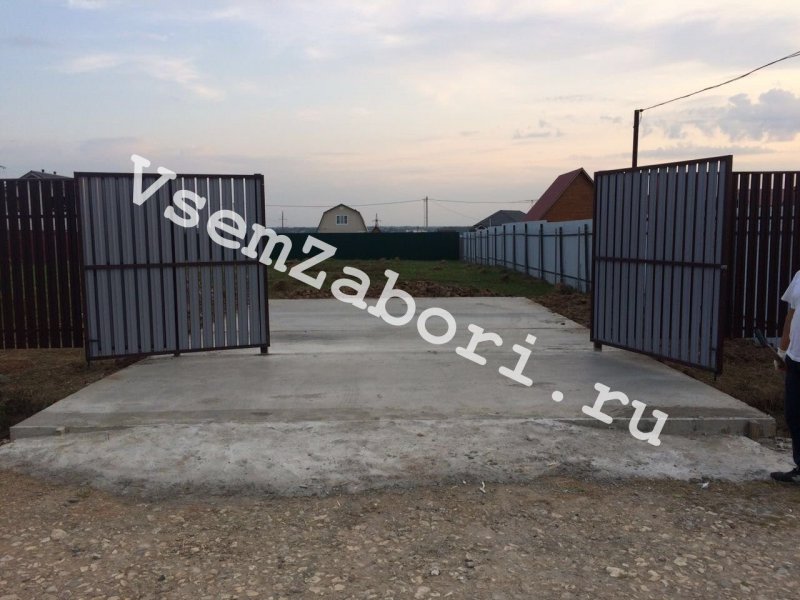 Заезд для авто на участок