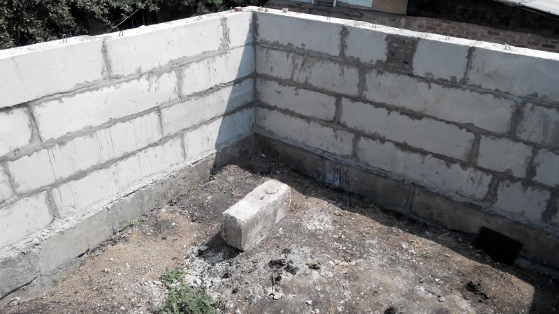 Гараж на блоках ФБС