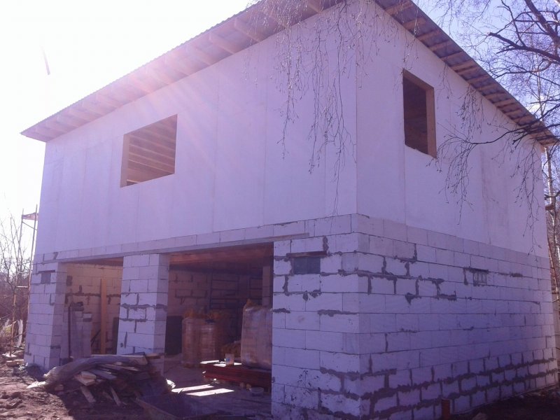 Гараж с мансардой