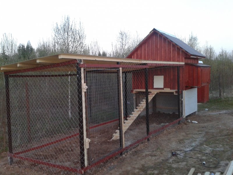Зимний курятник на 20