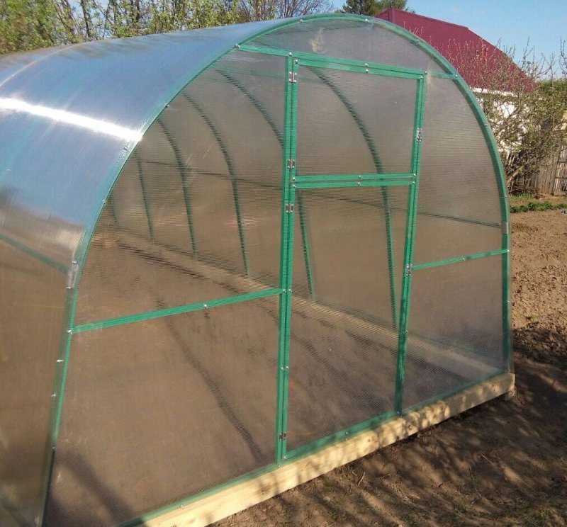 Теплица 3х4 поликарбонат квадратная