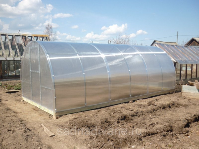 Каркас теплицы Дачница стандарт 2*4*2,1м