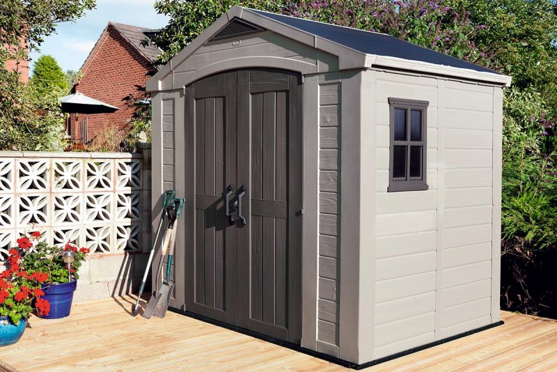 Сарай пластиковый для дачи Factor 8x6 Keter