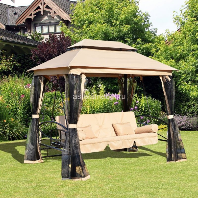 Садовые качели Steel Luxor Swing Gazebo