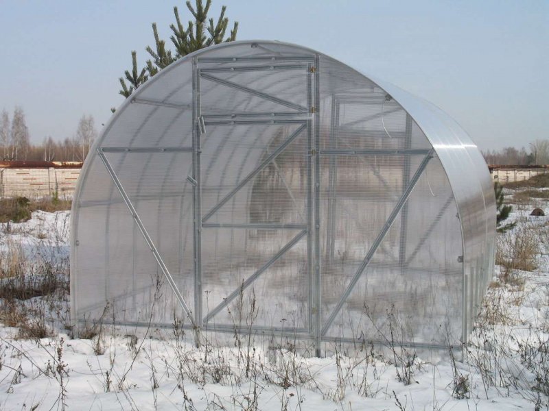 Каркас теплицы апельсин 4x3 м