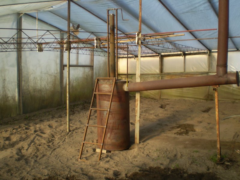 Печь для теплицы на газу