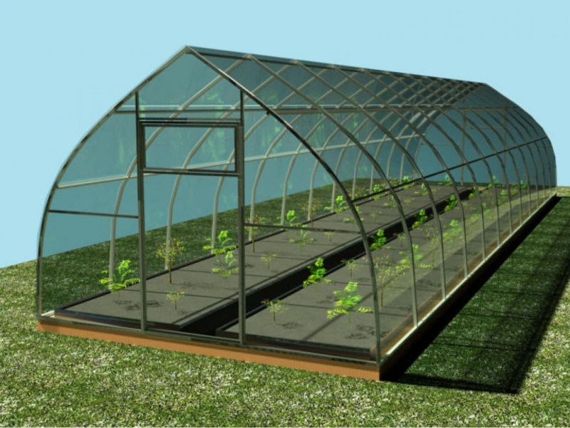 Теплица "капелька" 4м 20*20
