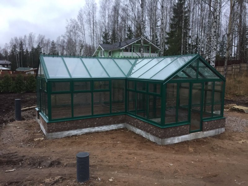 Зимняя теплица 100 м2
